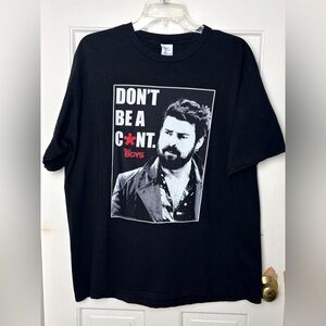 The Boys Billy Butcher Men’s Graphic Tee DON’T BE A C*NT Size XL